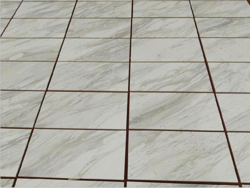 Volakas White Marble Natural White Marble with Grey Veins Polished Slabs Floor Tile Wall Tile