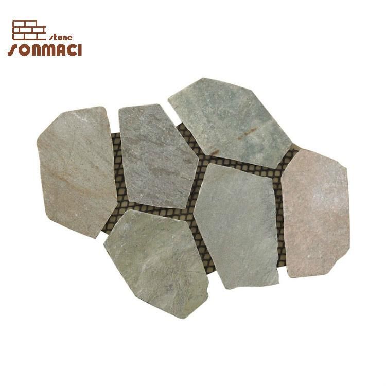 Exterior Natural Rustic Color Patio Flagstones Tile
