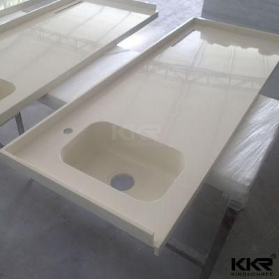 Factory Customized Solid Surface Countertop Stone Bathroom Vanity Top