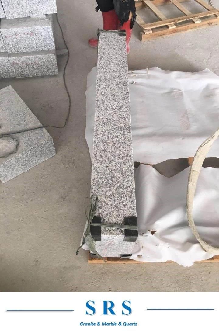 Natural Grey Granite/Basalt/Limestone Kerbs Stone Beveled for Outdoor Landscape