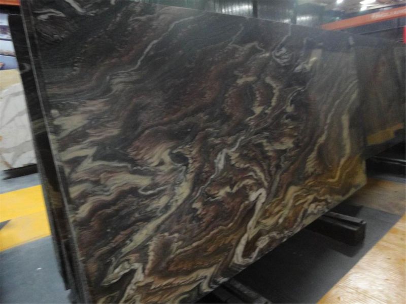 Natural Stone Landscape Purple Marble for Home/Kitchen Decoration