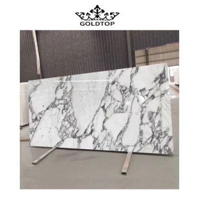 Ornament Natural Stone Kitchen/Bathroom Countertop Wall/Floor Tiles Arabescate White Marble for Home