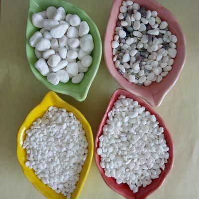 Supply Natural White Color Cobblestone for Decorate Polished Pebble
