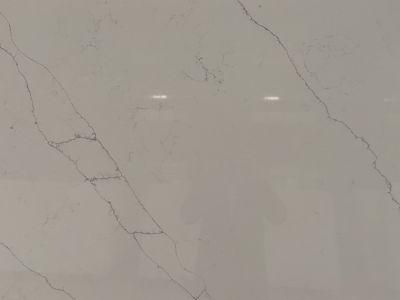 Kitchen Benchtop Artificial Stone Yellow Color Quartz Stone Slab Used for Top