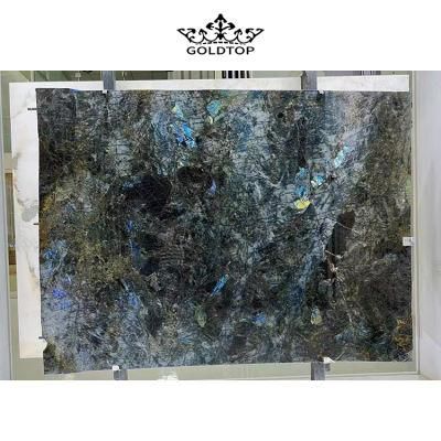 Home Decoration Natural Stone Polished/ Honed Surface Bathroom/Kitchen /Living Room Countertop Labradorite Blue Granite for Home