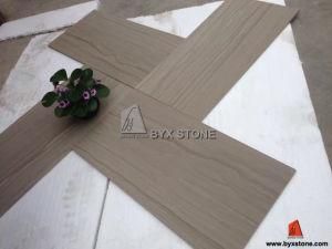 Grey Wooden Vein Stone Marble Floor Tile for Living Room
