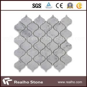Hexagon/Latern/Square Shaped Carrara White Marble Mosaic Tile