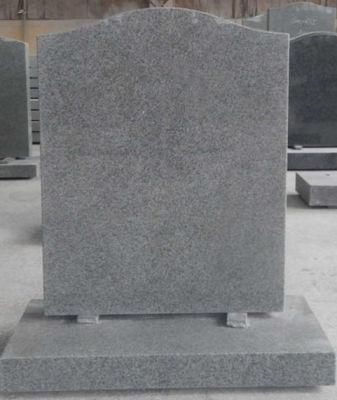 Grey Granite Ogee Headstone Low Cost Memorial Stone