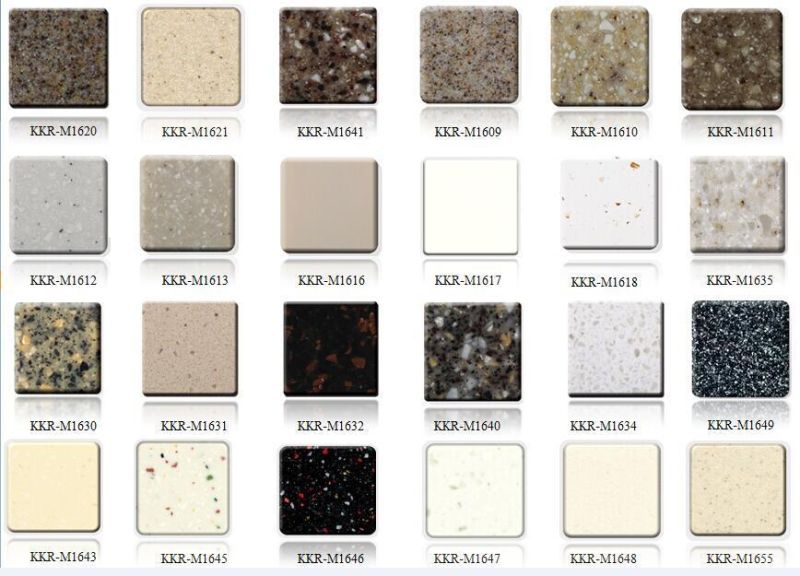 Marble Pattern Stone Corians Solid Surface for Building Material