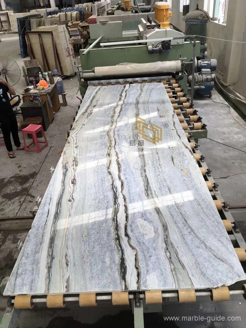 Natural Stone Marble Green/White/Blue River Marble Slabs for Floooring/Wall/Kitchen/Bathroom/Countertop