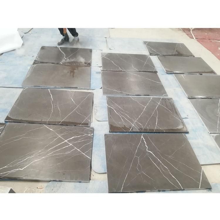 Lobby Pietra Grigia Lucida Marble Slab Grey Marble Wall Design