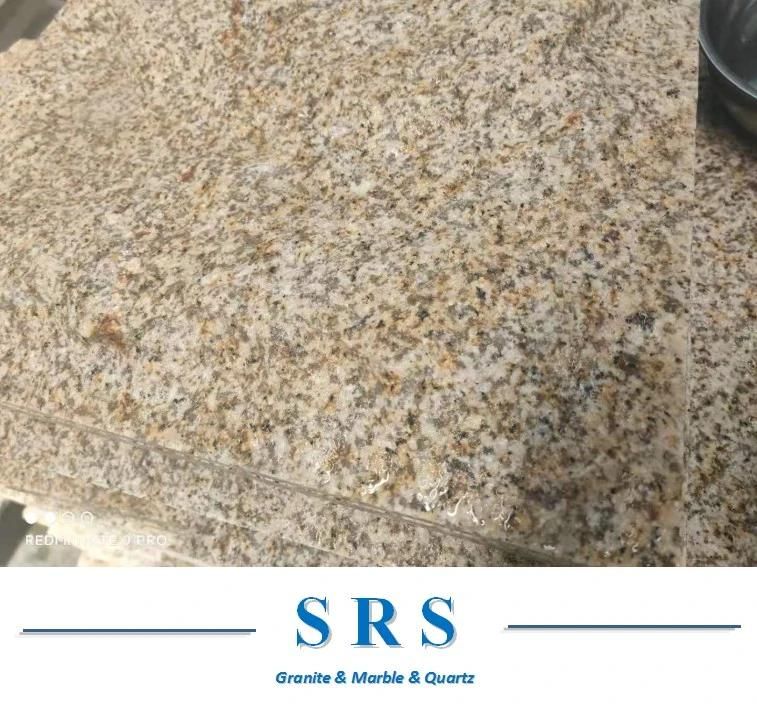 Natural Stone Chinese Cheap G682 Yellow Granite Mushroom/Natural Split Wall Stone for Cladding Tiles