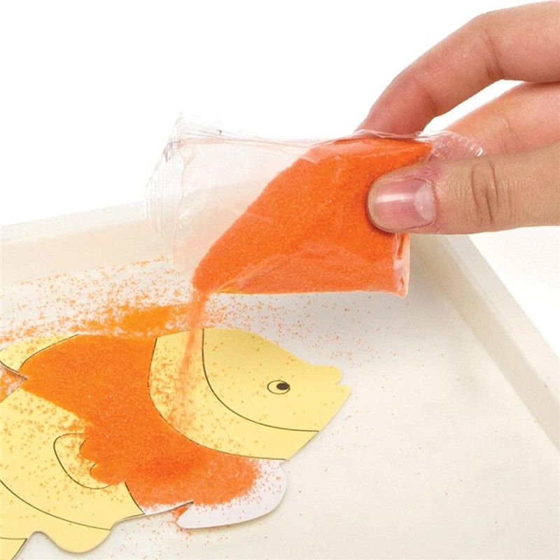 Macaron Green Colored Sand Dyed Sand for Kids Painting
