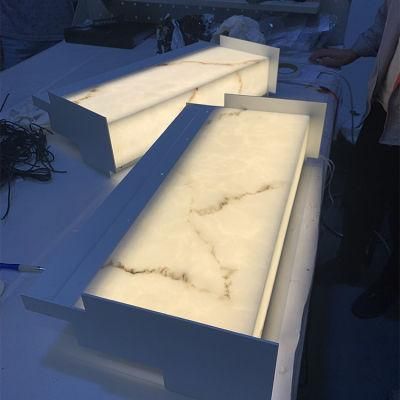Transtones Artificial Stones Backlit Lightbox for Hotel