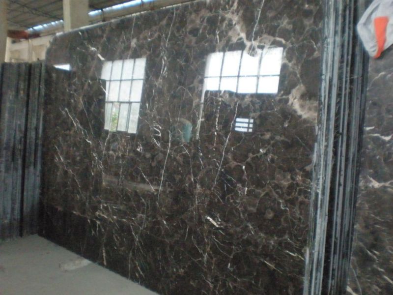Dark Emperador Marble Stone Slabs and Tiles