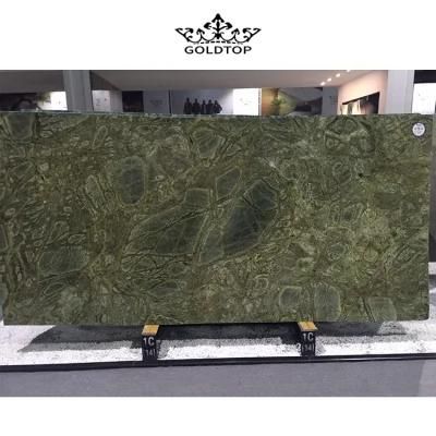 Commercial Project Natural Stone Polished/ Honed Surface Bathroom/Kitchen /Living Room Countertop Persian Green Marble for Home