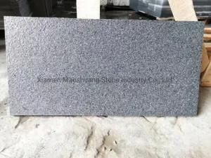 Flamed G654 Impala Black Granite Exterior Tiles