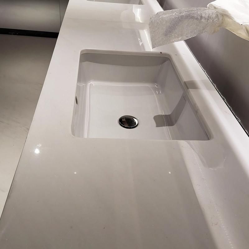 Customized Countertops High-End Design Italy Artificial Stone Artificial Marble Solid Surface Countertops Vanity Tops for Hotel