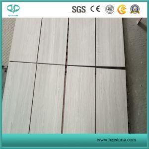 Honed White Wood Marble Floor Tiles/Mosaic