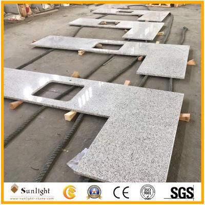 Custom Natural White Grey G655 Granite Bathroom Kitchen Countertops