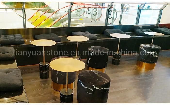 Wholesale Customized Modern Indoor Banquet Table Round Marble Restaurant Table