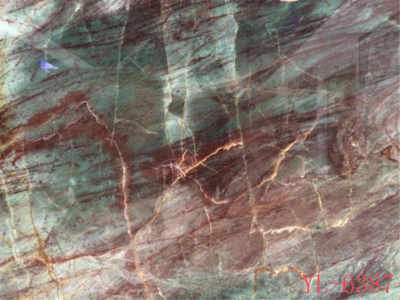 Royal Green Marble Slabs for Interior Flooring Wall Decoration