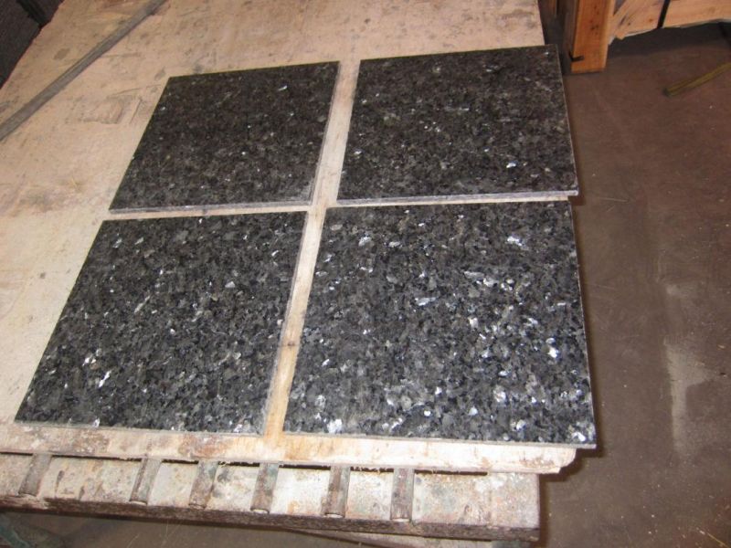 Chinese Polished Blue Pearl Natural Granite Stone Flooring & Walling Tiles