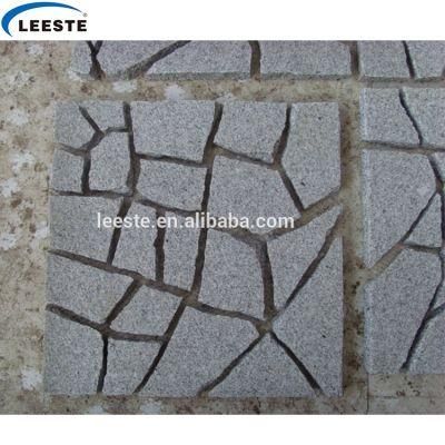 High Quality Paving Stone Light Grey Granite 10X10 Cube Stone