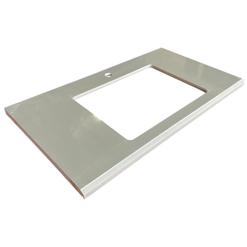 Customized Factory Outlet Countertops Quartz Stone Artificial Marble Countertops Vanity Tops Vanity Table Bathroom Vanities