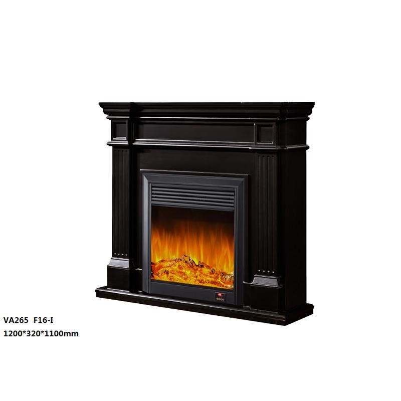 Black Classical Free Standing Electric Fireplace (VA265 F16-I)