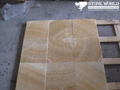 Polished Yellow Onyx Tile for Flooring/Wall