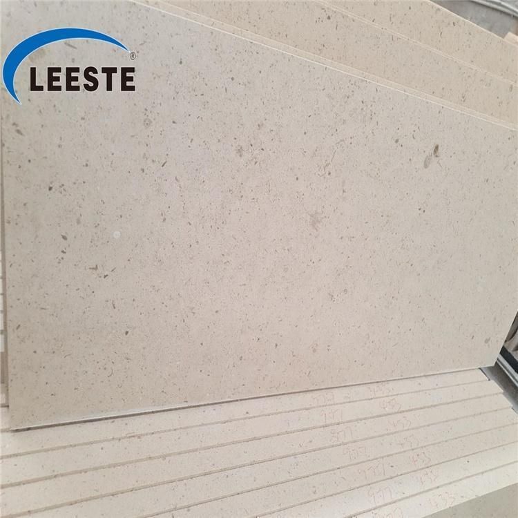 Portugal Beige Limestone Natural Beige Light Yellow Limestone Slabs Flooring Tiles