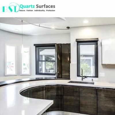 White Galaxy Quartz Stone for Kitchen Countertop and Table Top