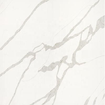 High Quality Marble Bathroom Sinks Bowl Calacatta Gold Quartz Stone Countertops Vanity Tops