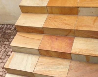 Yellow Wood Grain Sandstone Tiles/Yellow Sandstone Tiles