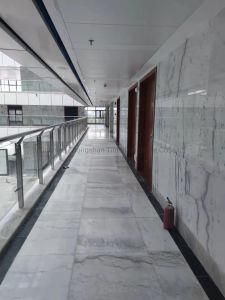 12X12 White and Gray Marble Stone Subway Tile