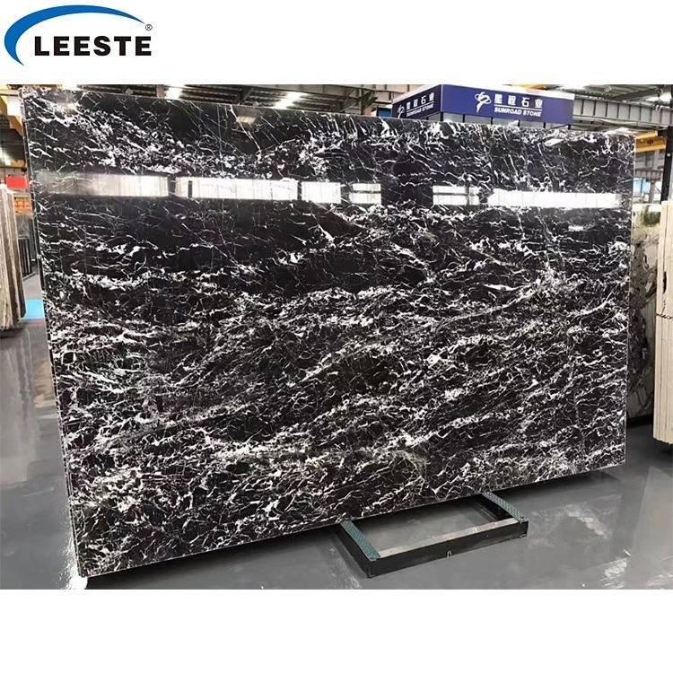 Whole Sale Nero Italian Black Marble Designs with White Veins
