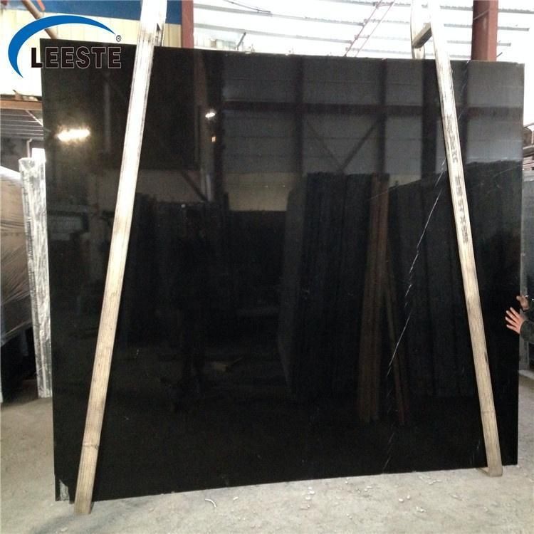 Black Marquina Marble Natural Black Marble with White Veins