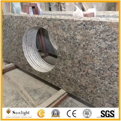 Customize Brazil Yellow Butterfly Granite Kitchen Countertops, Vanity Tops