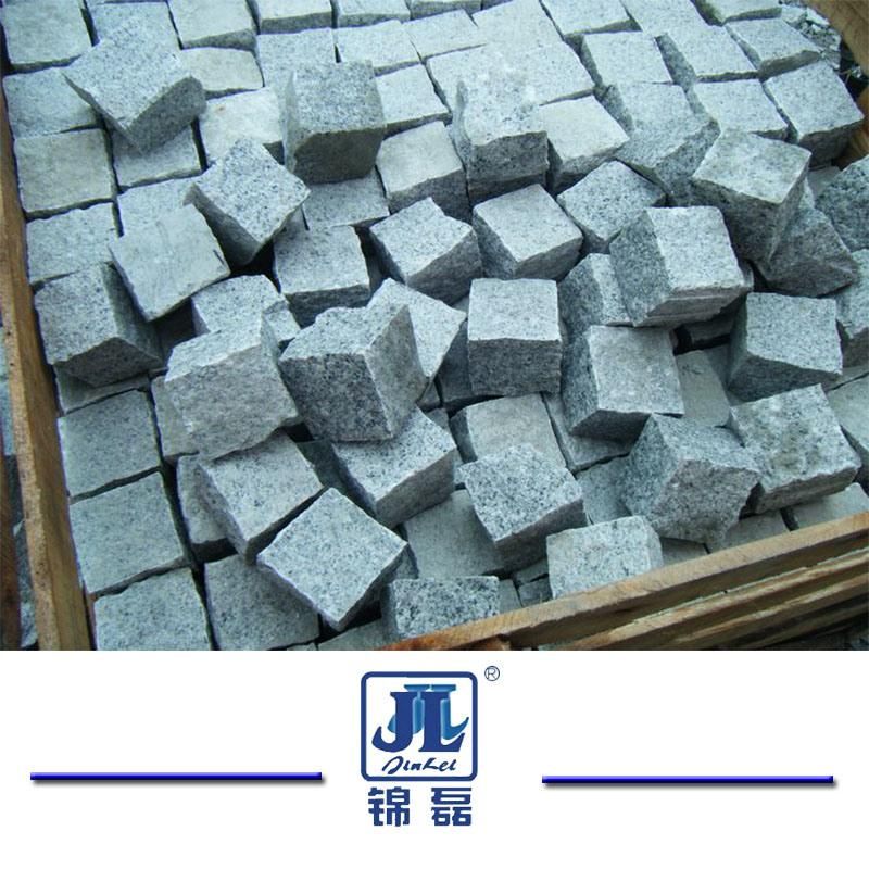 Light Grey/Dark Grey/Red/Yellow Granite Garden/Cobble/ Cube/Kerb/Fan Shape Granite Paving Stone for Garden/Landscaping/Decorative/Driveway Construction Project