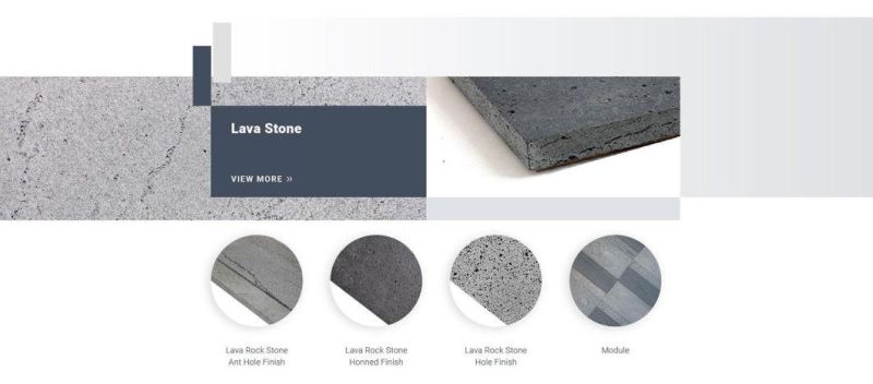 Cheap Price Hainan Big Hole Lava Stone Andesite Stone Variolitic Basalt