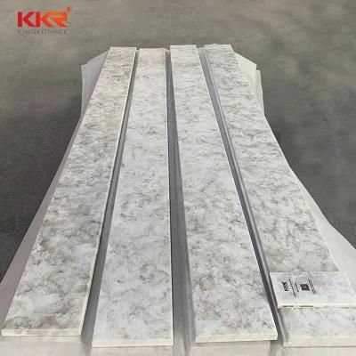 Resin Imitation Stone Pure Acrylic Solid Surface Natural Stone Mongolia Black Granite Window Sill