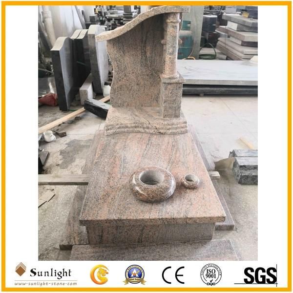 Himalaya Blue Granite Tree/Angel and Book Tomb/ Monument and Tombstone