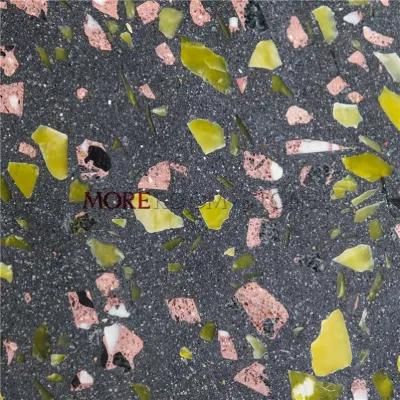 Modern Polishing Grey Terrazzo Flooring Tile for Livingroom