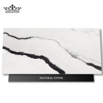 Chinese Factory Wholesale Natural Stone Marble Floor/Wall Tile Panda White Marble for Restaurant
