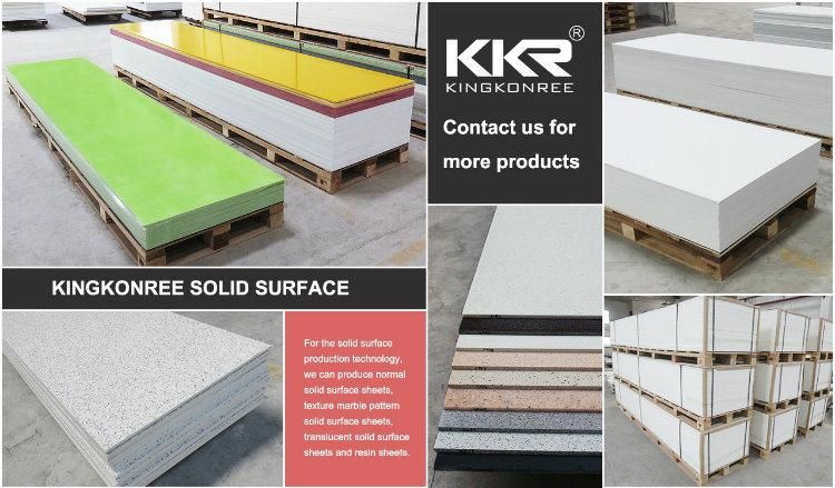 Construction Building Material 12mm Artificial Marble Resin Corian Stone Bending Countertops Acrylic Solid Surface Sheet