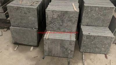 Directly From Fctory Flamed Blue Limestone Foor Tiles for Garden/Backyard /Outdoor/Swimming Pool