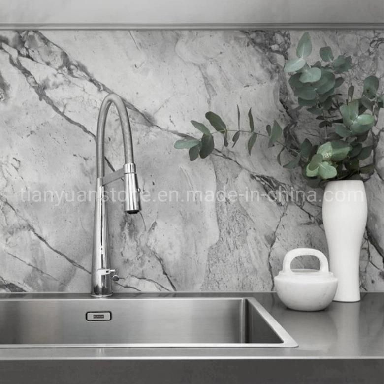 Kitchen Stone Bench Top Natural Quartzite Grey Silver White Calacatta Countertop
