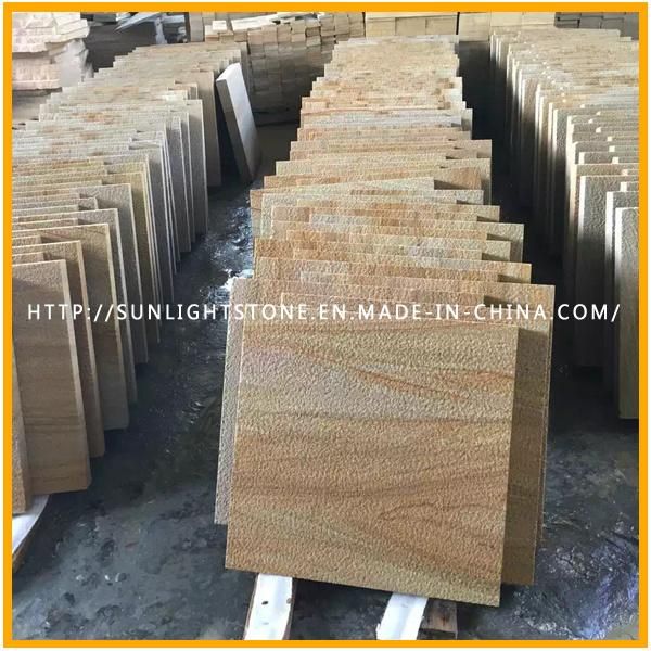 Light Brown/Dark Grey Sandstone for Tiles