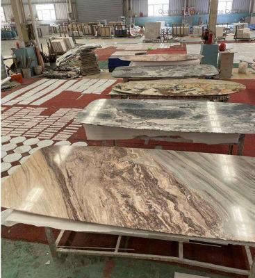 Luxury Restaurant Hotel Design Marble Dining Table